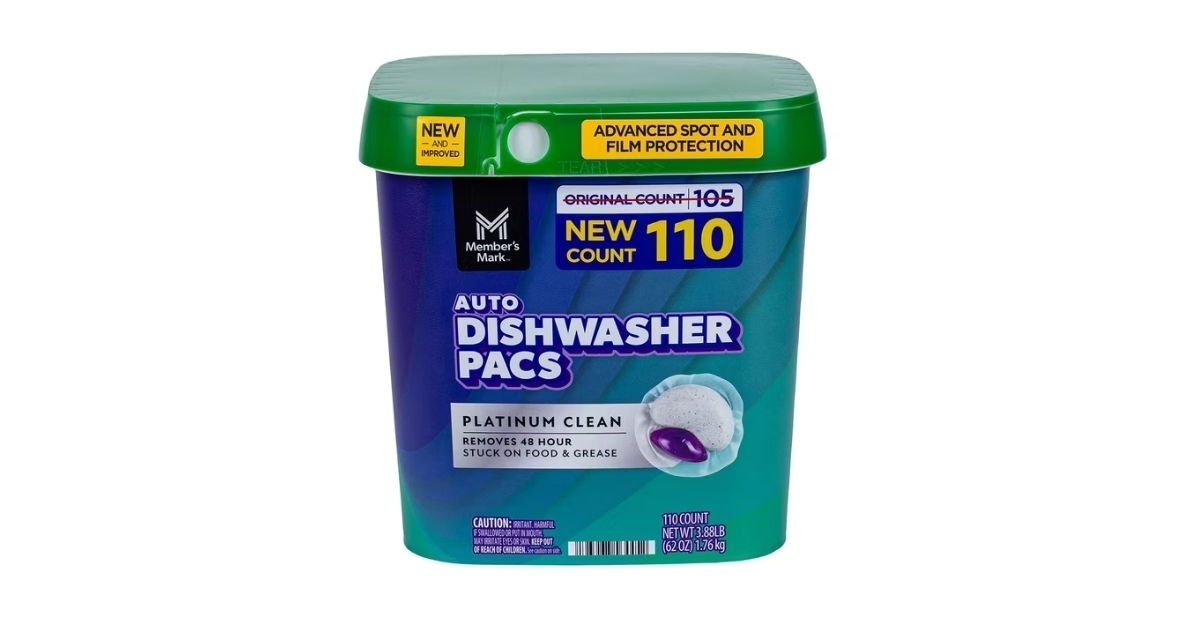 automatic dishwasher pacs