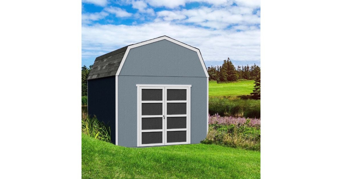 Handy Home Products Braymore Wood Outdoor Storage Shed