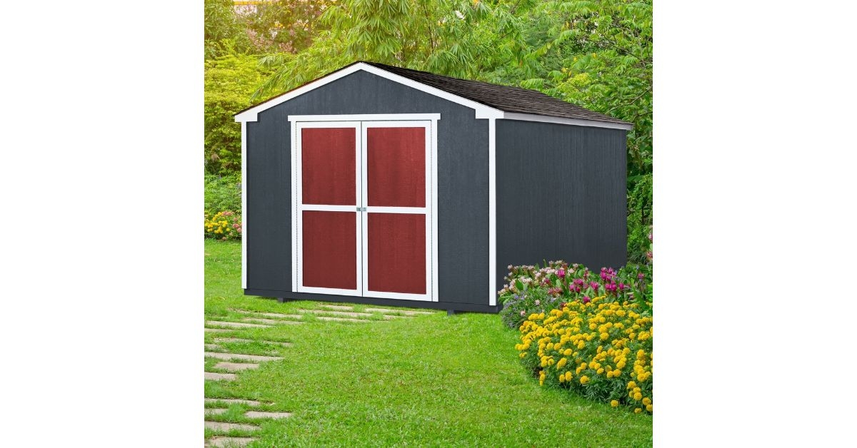 Handy Home Products Cumberland Outdoor Wood Shed Kit
