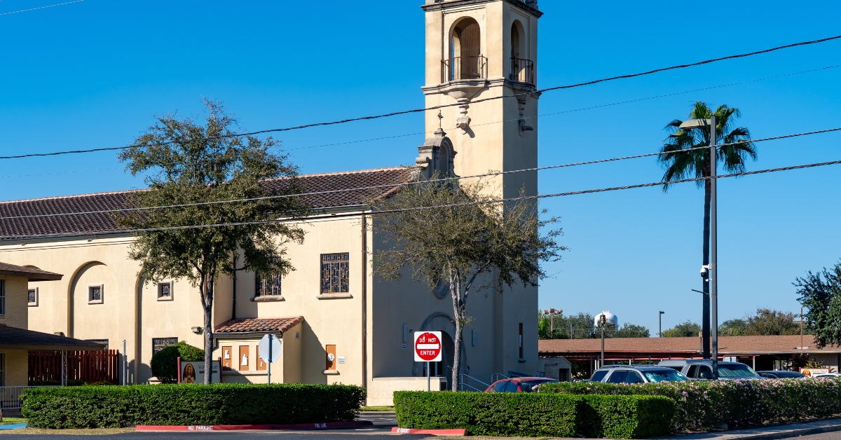 Sacred Heart Catholic Church in Edinburg, Texas