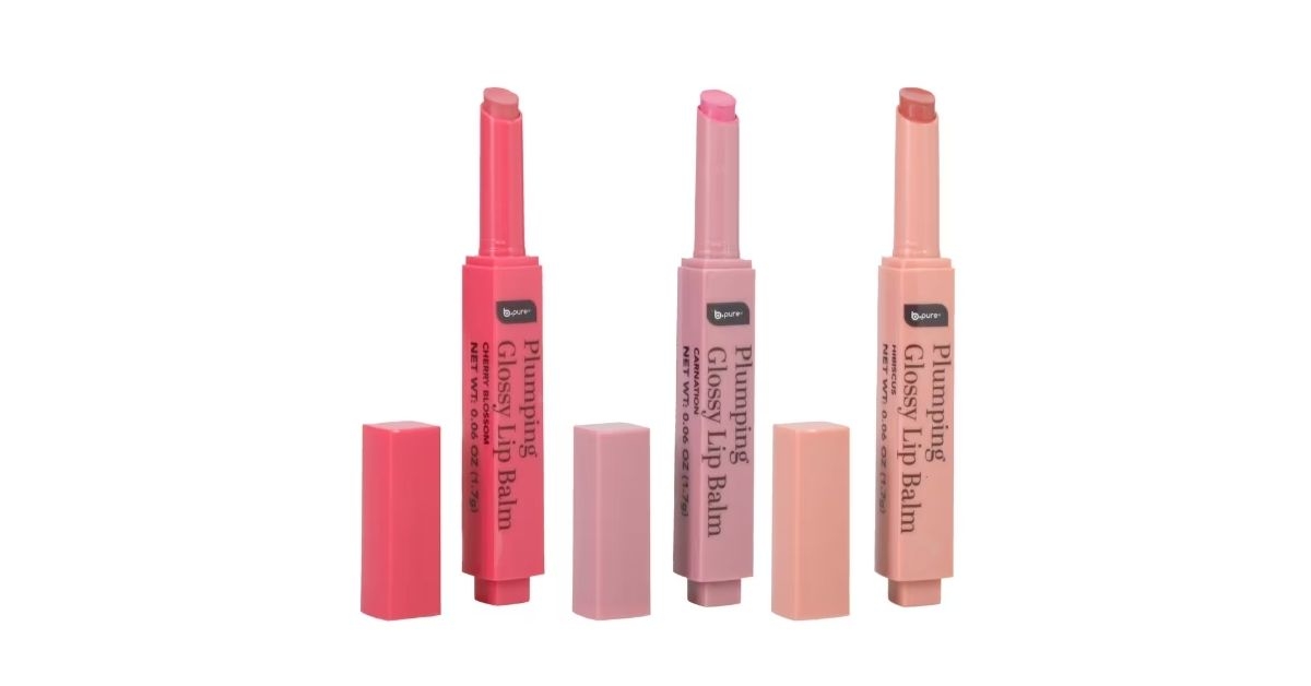 plumping glossy lip balm