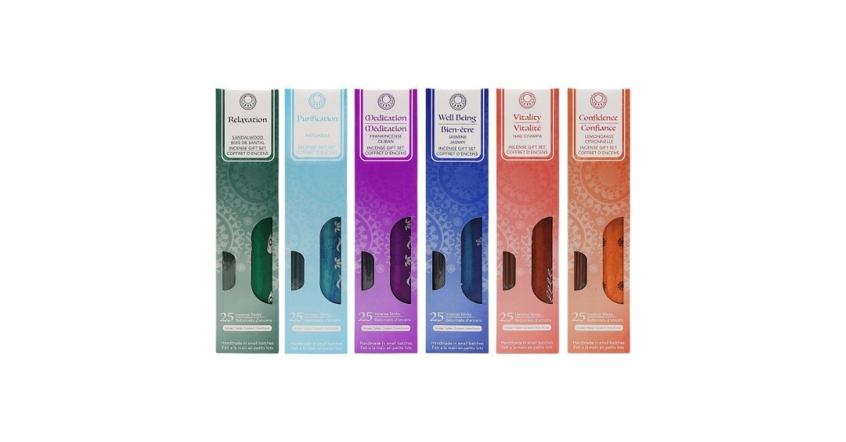 scented incense gift set