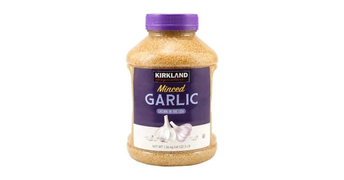 minced california garlic