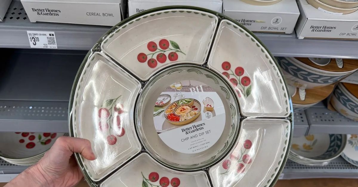 better homes gardens chip and dip set