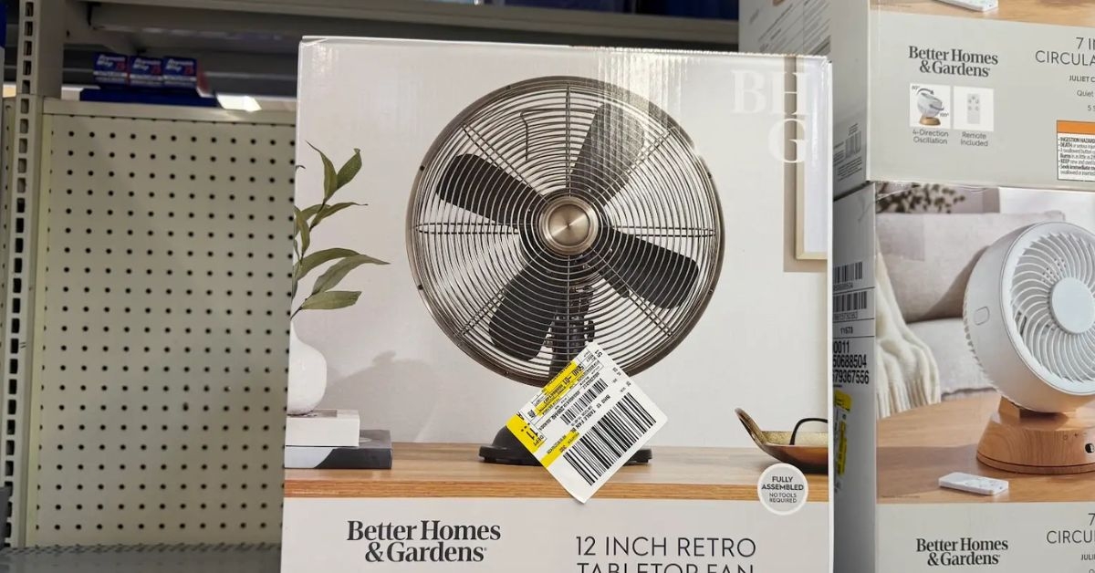better homes gardens tabletop fan