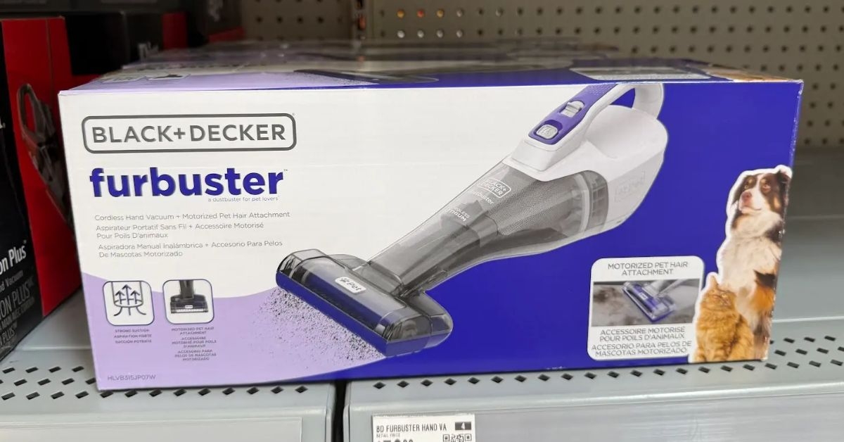 black decker furbuster vacuum