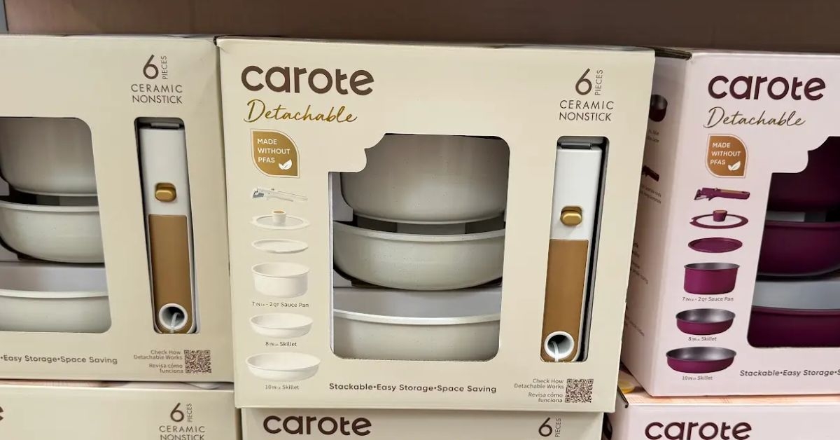 detachable ceramic nonstick cookware