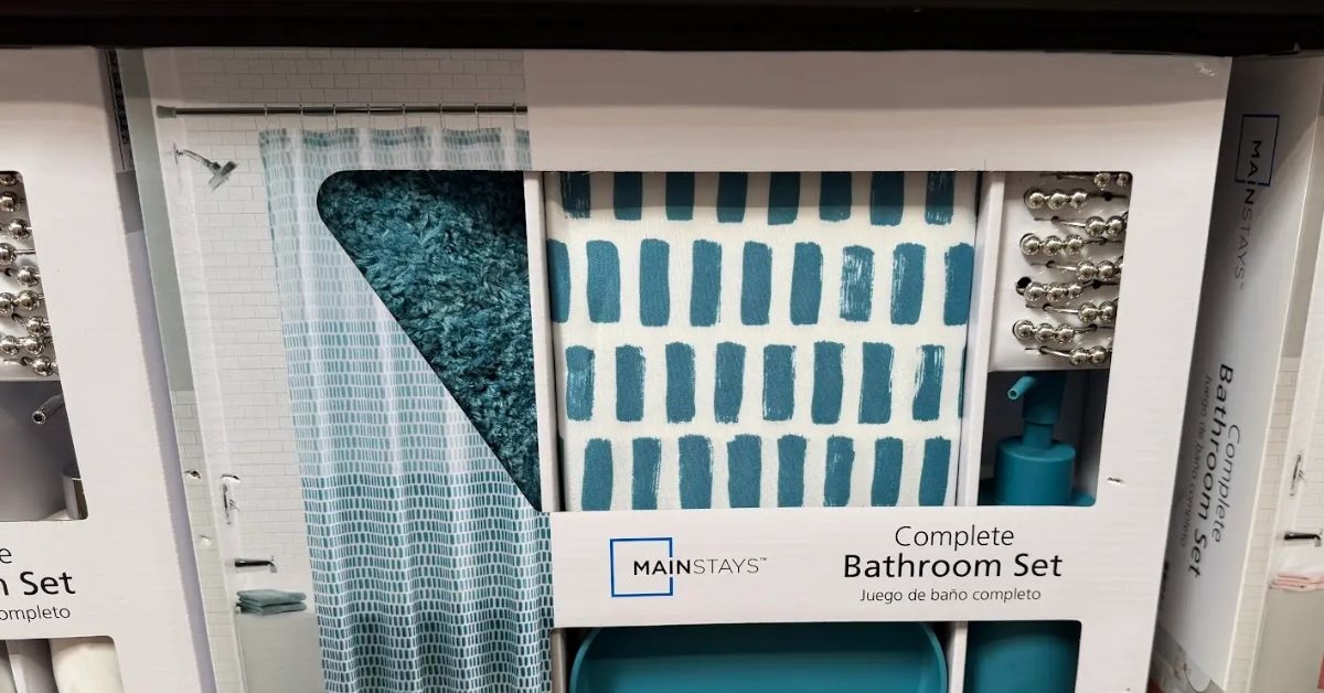 mainstays complete bathroom set