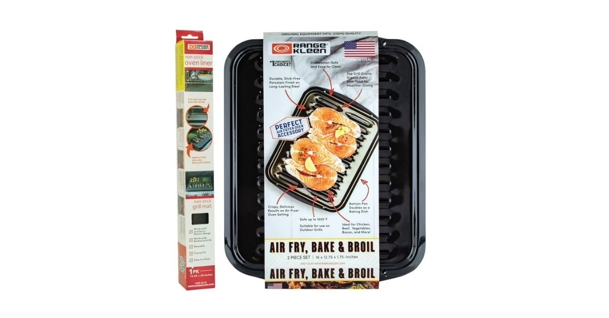 oven bundle, broiler pan and oven liner