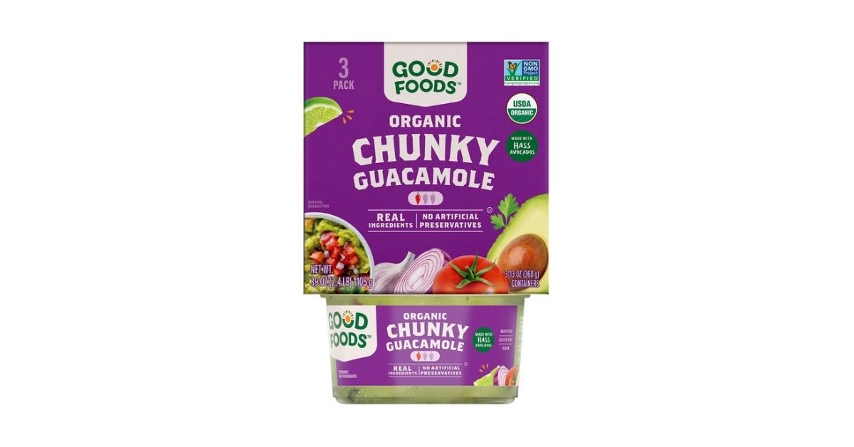 organic chunky guacamole