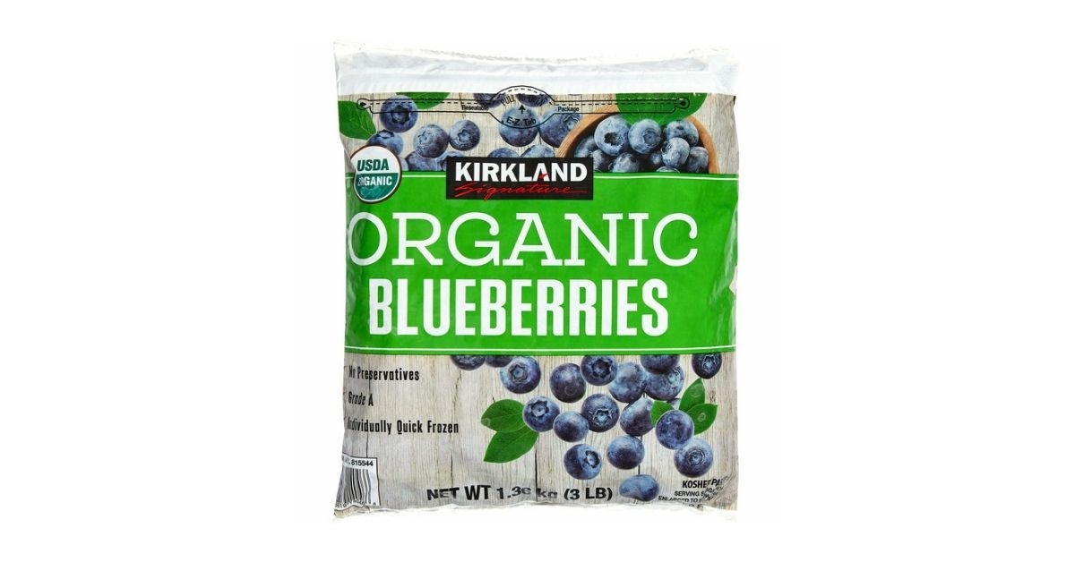 organic blue berries