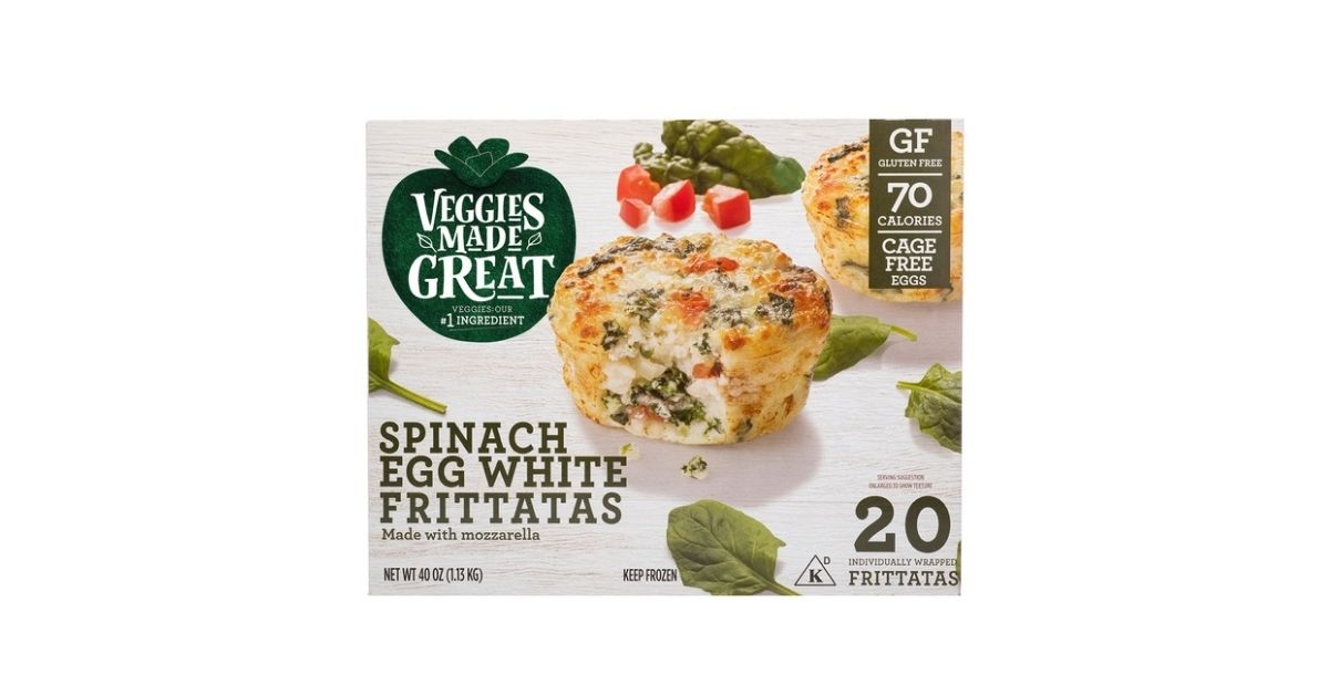 spinach egg white frittatas