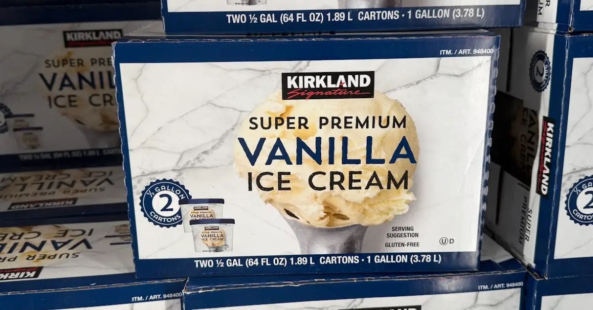 premium vanilla ice cream