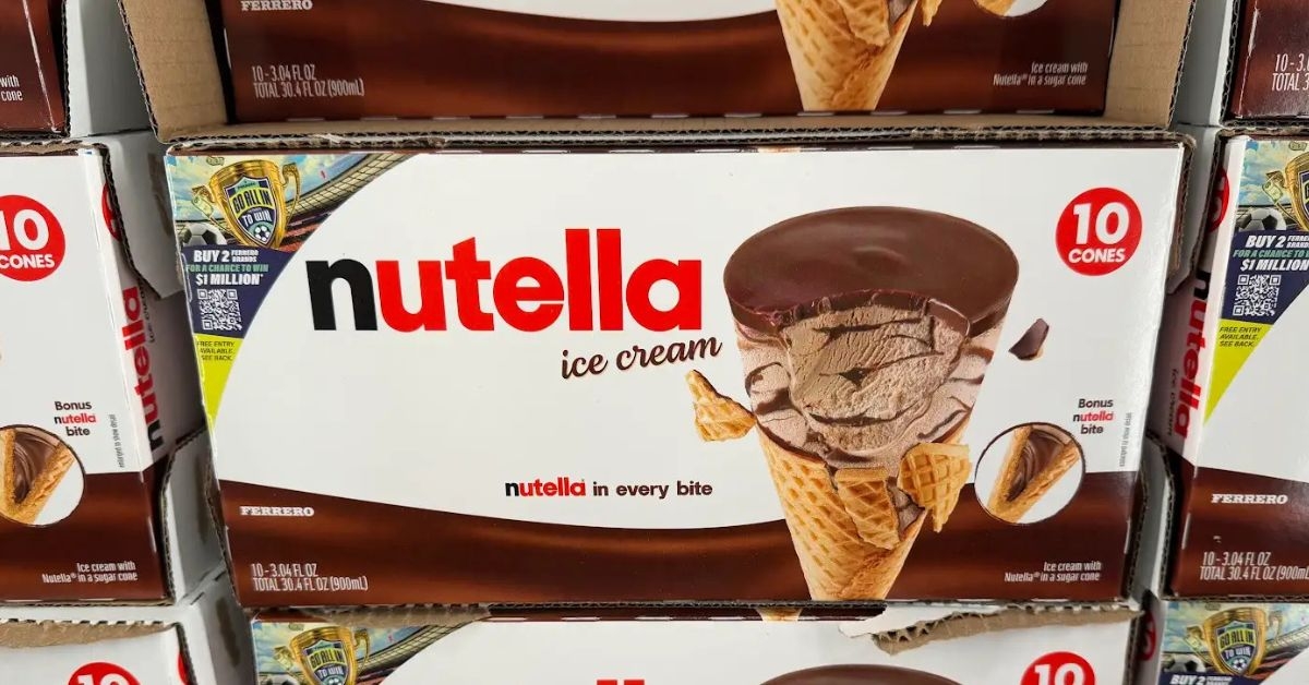 nutella ice cream cones