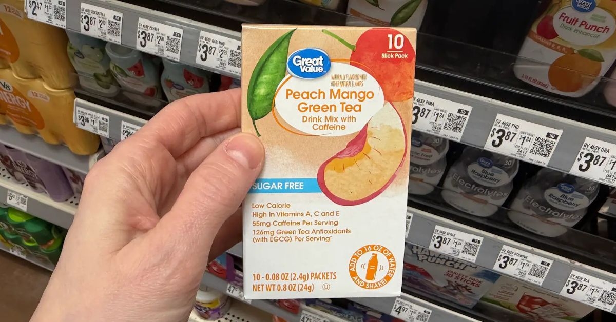 peach mango green tea mix