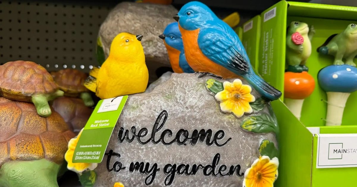 mainstays garden statue