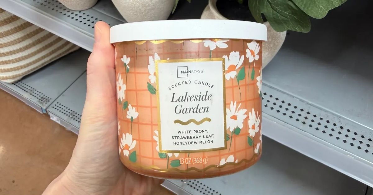 scented jar candle