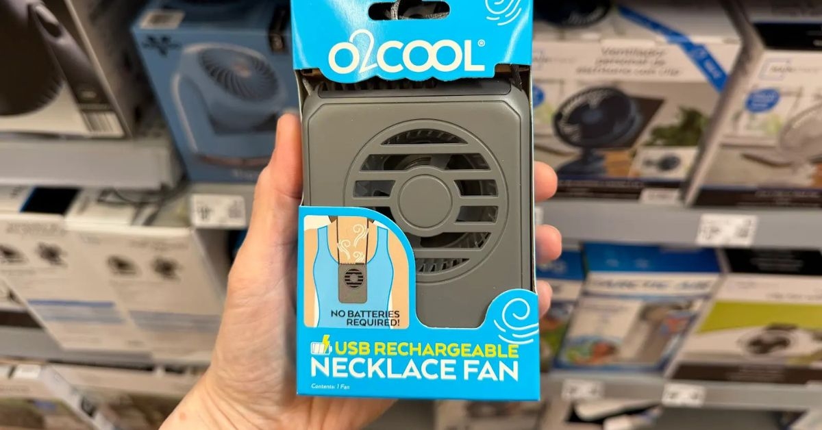 o2cool necklace fan