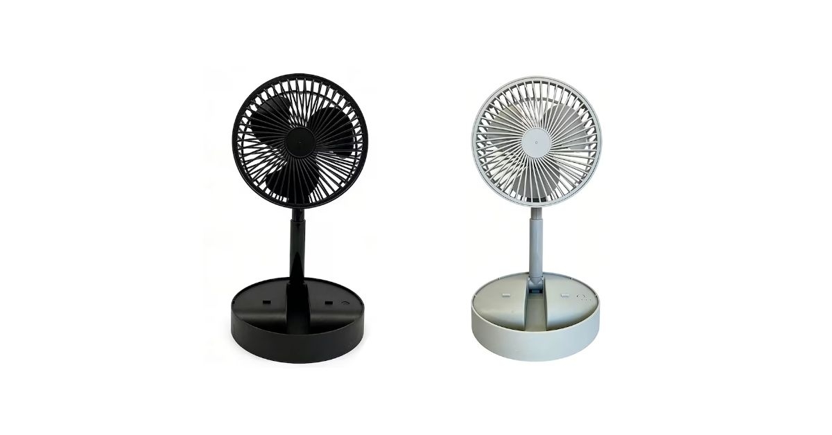collapsible desktop fan