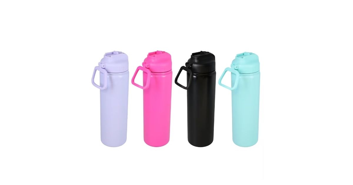 flip straw bottle