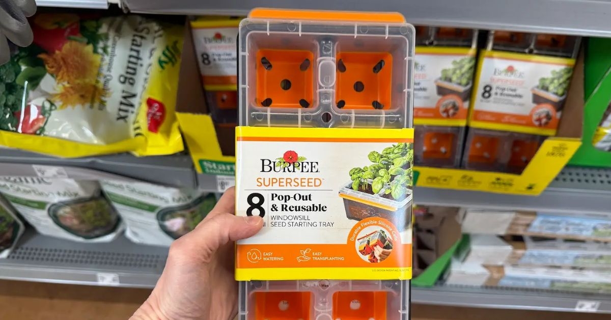 burpee windowsill seed starting tray