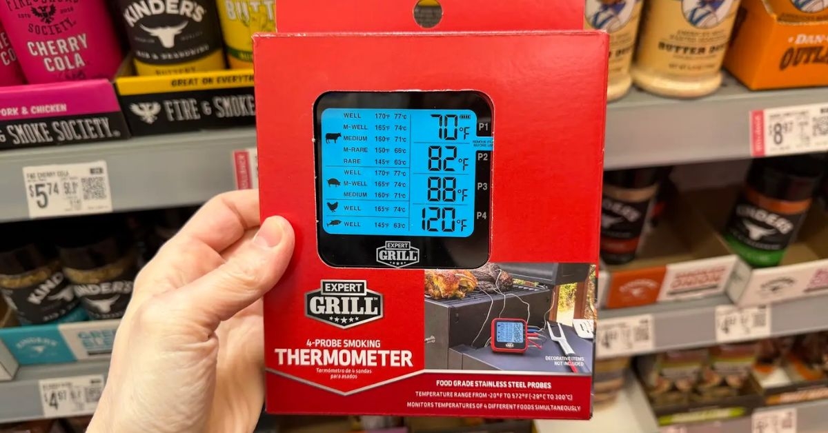 lcd display cooking thermometer