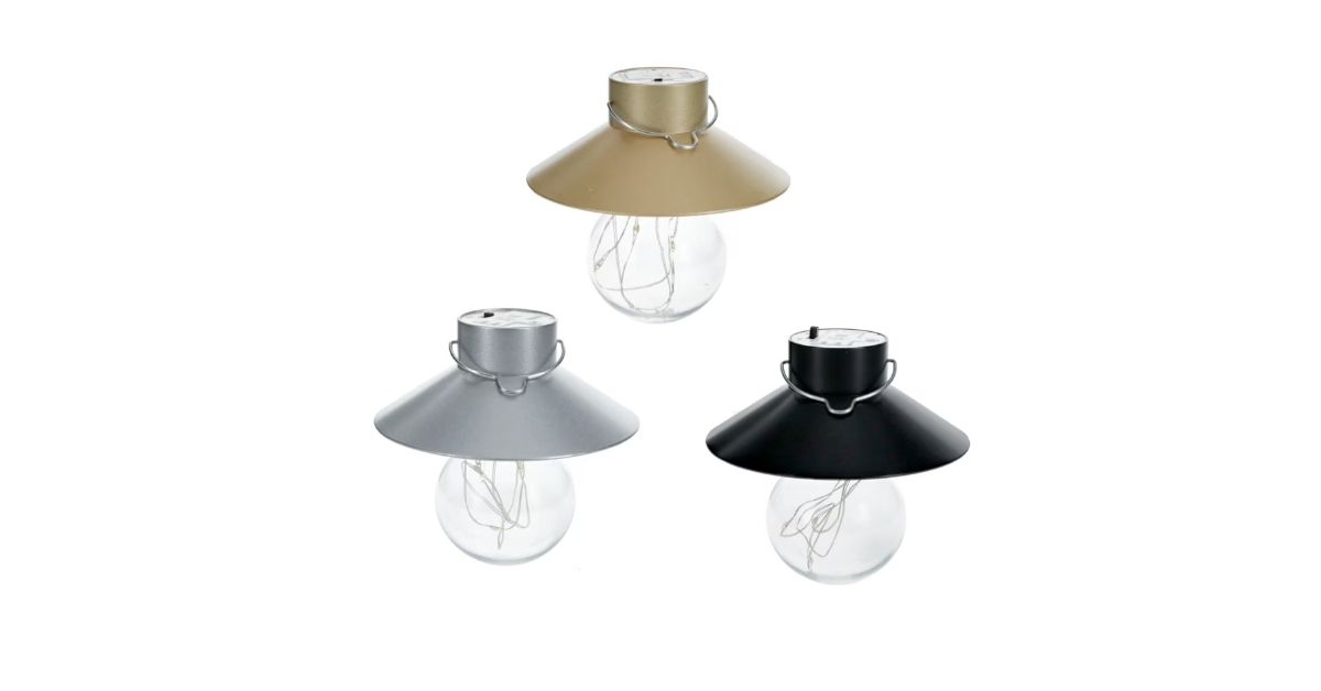 hanging lamps with led string lights
