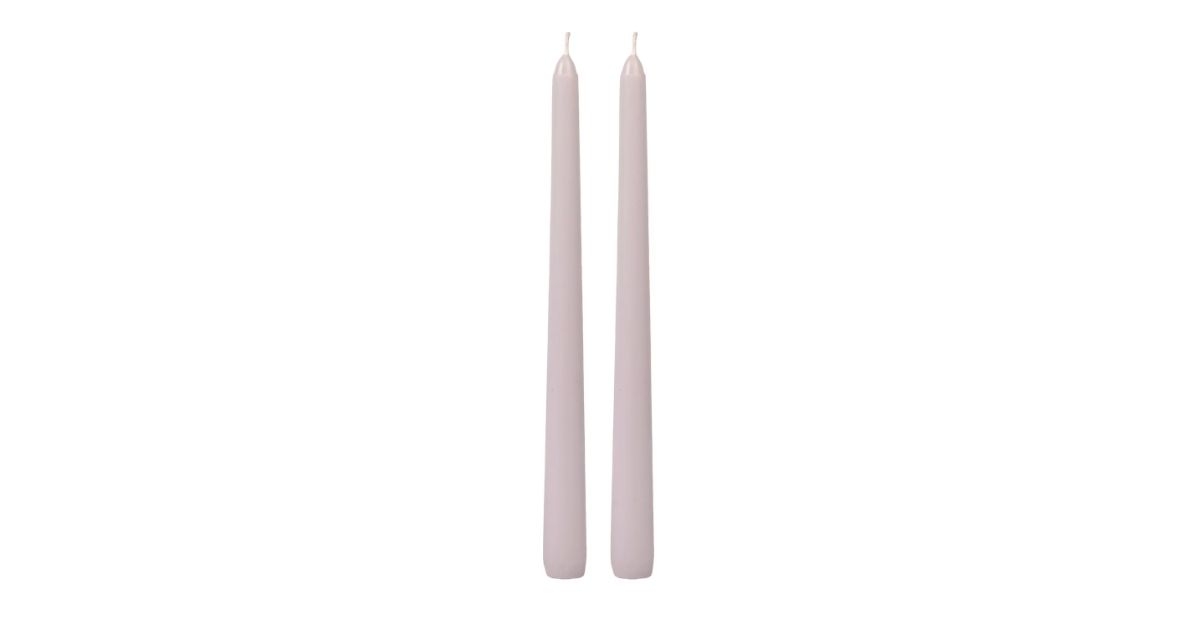 luminessence white taper candles