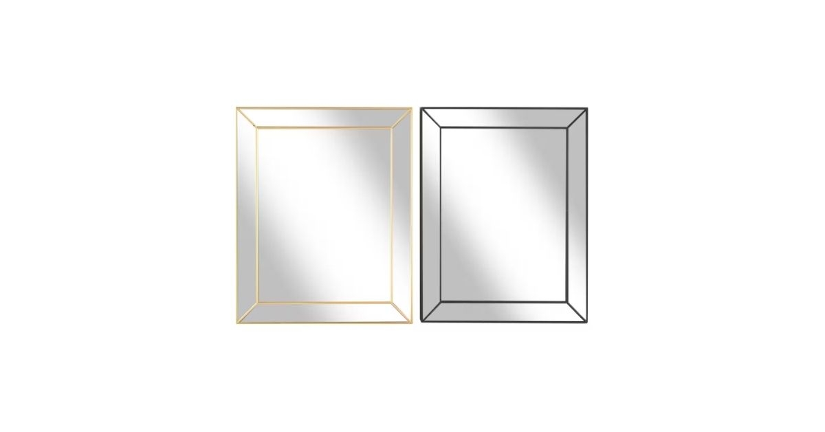rectangular beveled mirror