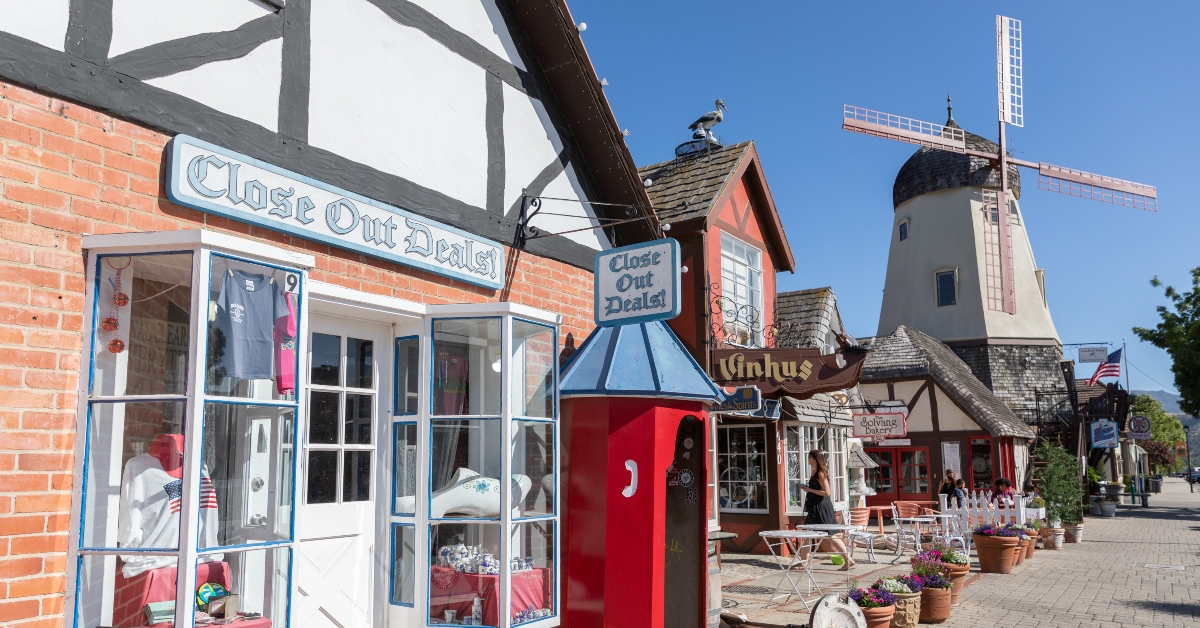 streets and public buildings of solvang