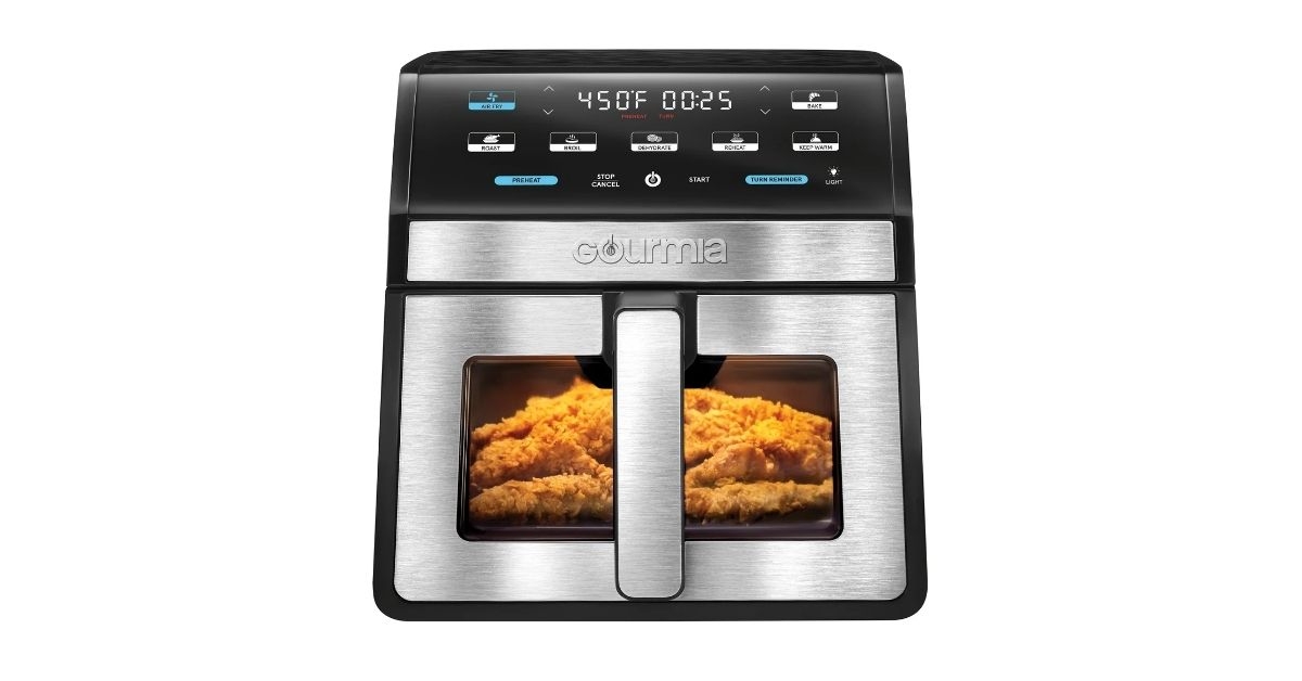 8 quart digital air fryer with window light