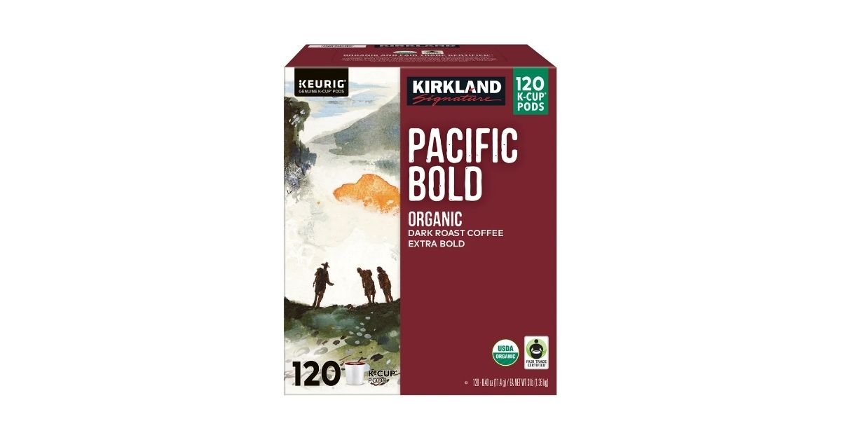 organic pacific bold k-cup pods