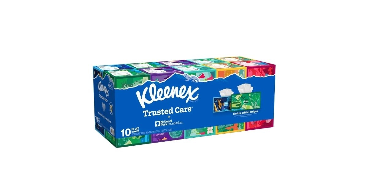 kleenex trusted care facial tissue