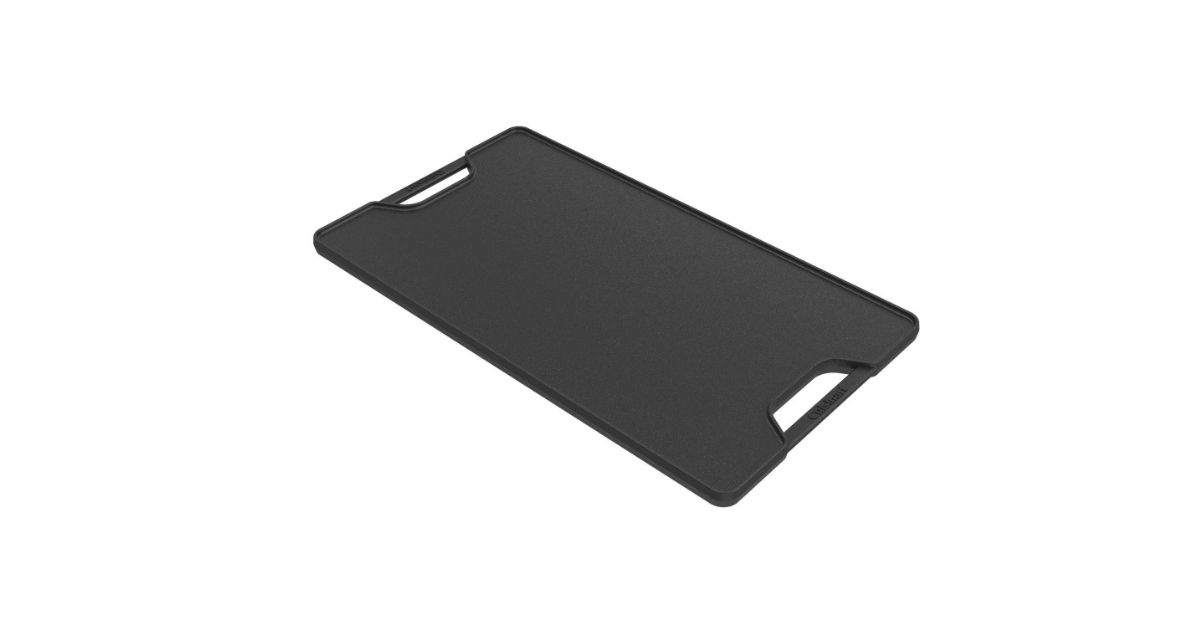 cast iron reversible griddle plate