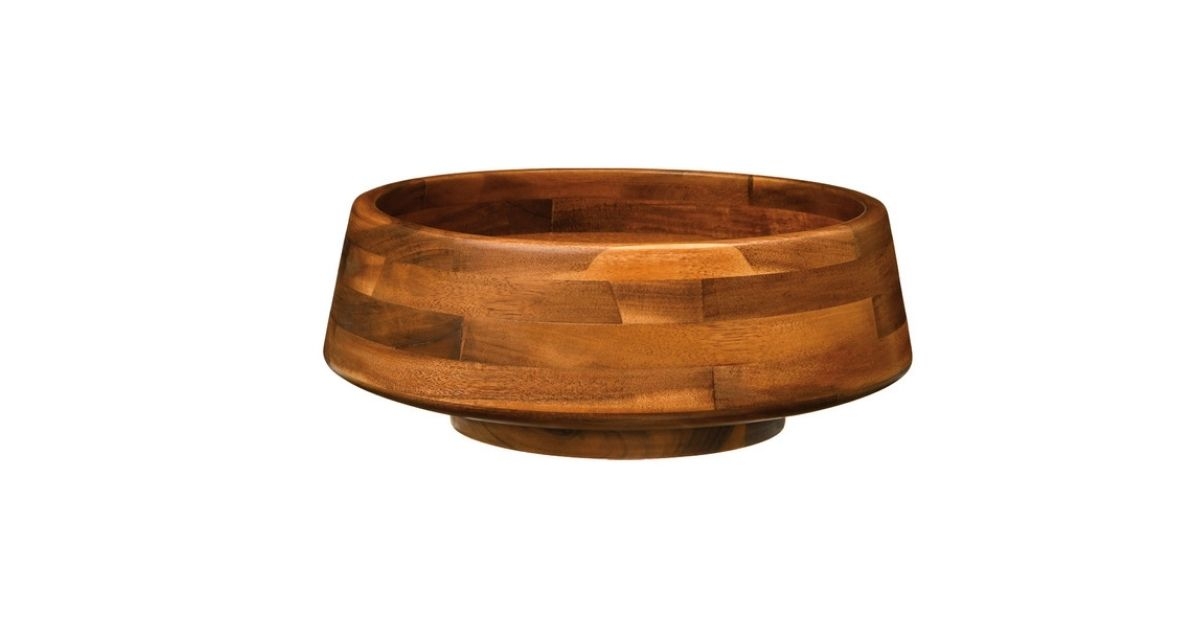 crofton acacia centerpiece bowl