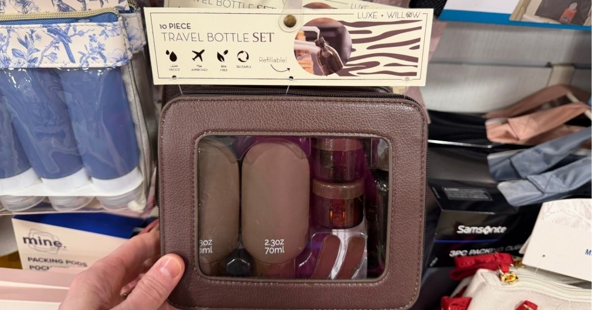 willow travel bottle set