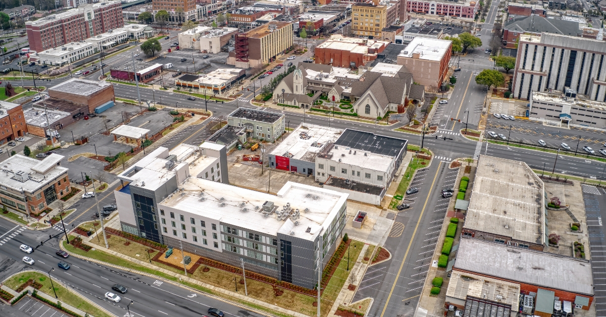 Aerial View of Tuscaloosa, Alabama