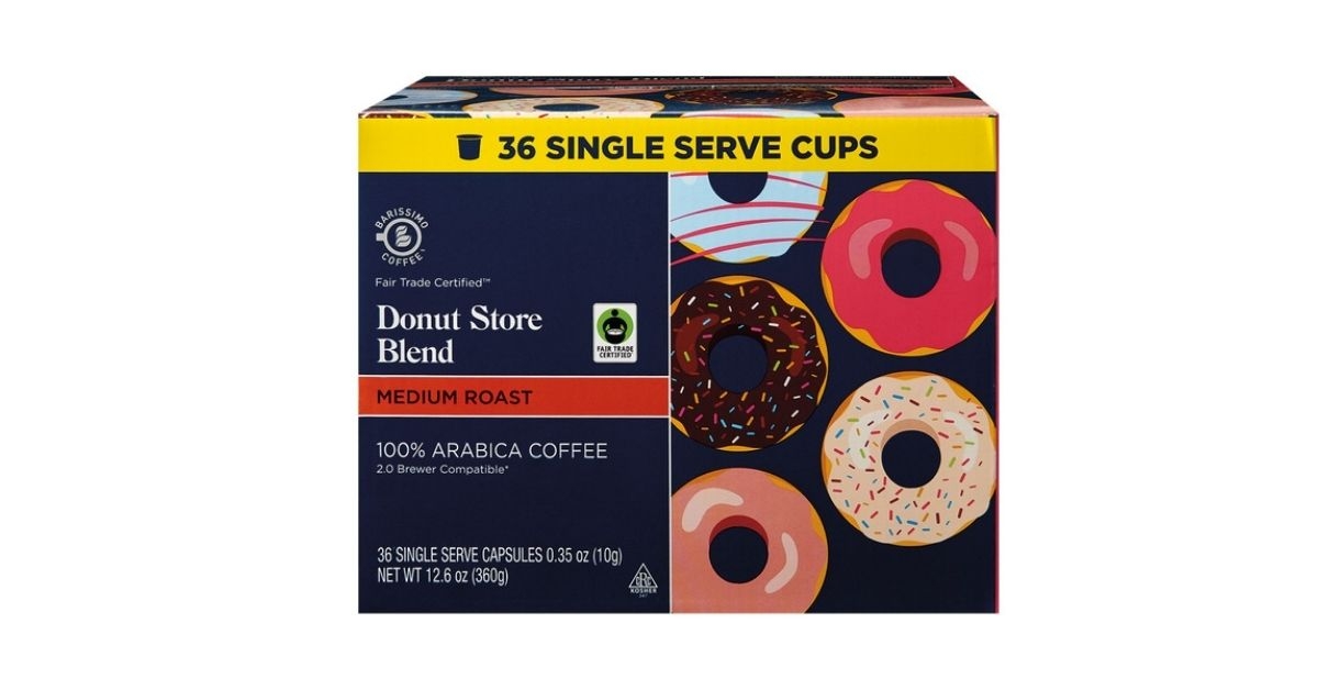 donut store blend coffee pod