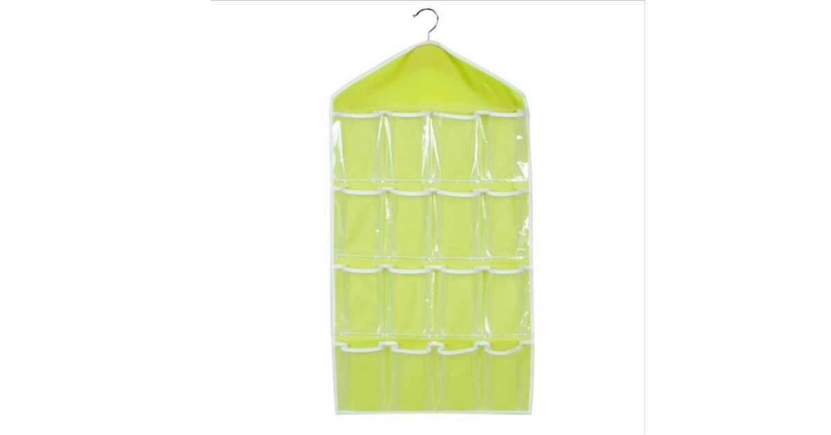 16 pockets over the door hanging shoe organizer