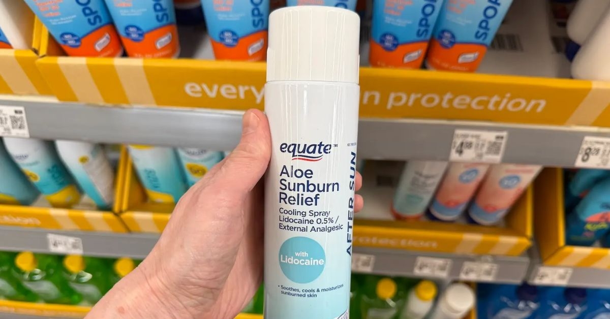equate aloe sunburn relief