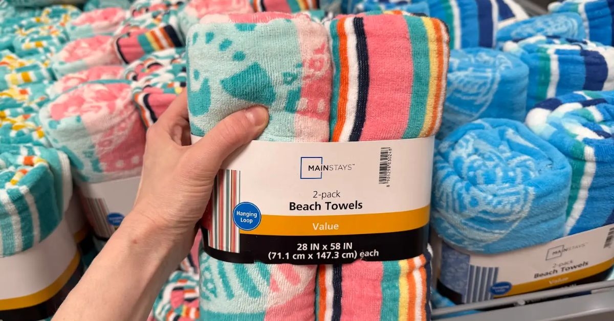 mainstays beach towels