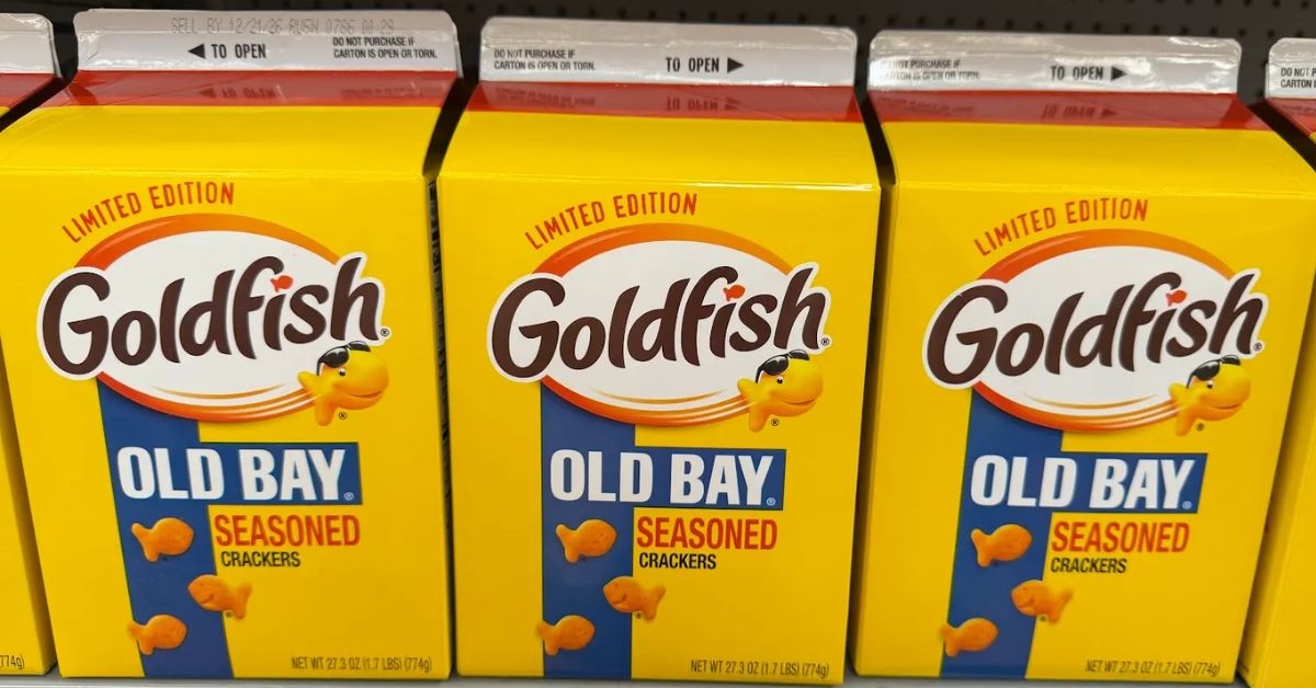 old bay seasoned goldfish crackers