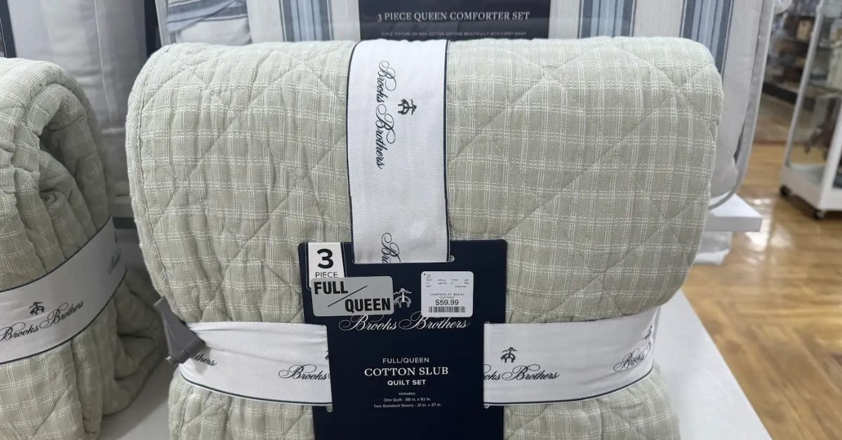 brooks brothers quilt set