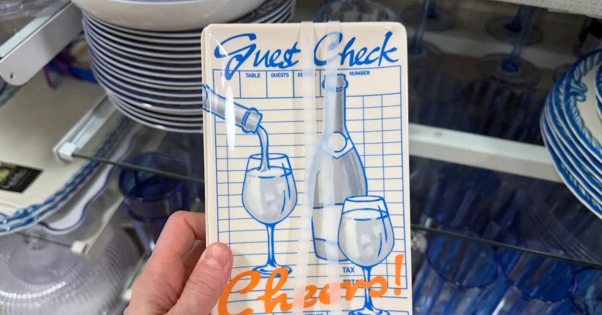 guest check plates