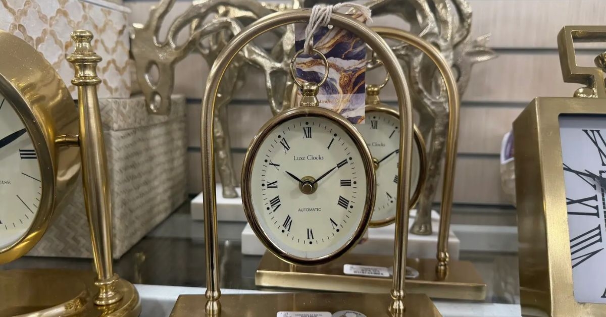 luxe clocks desk clock