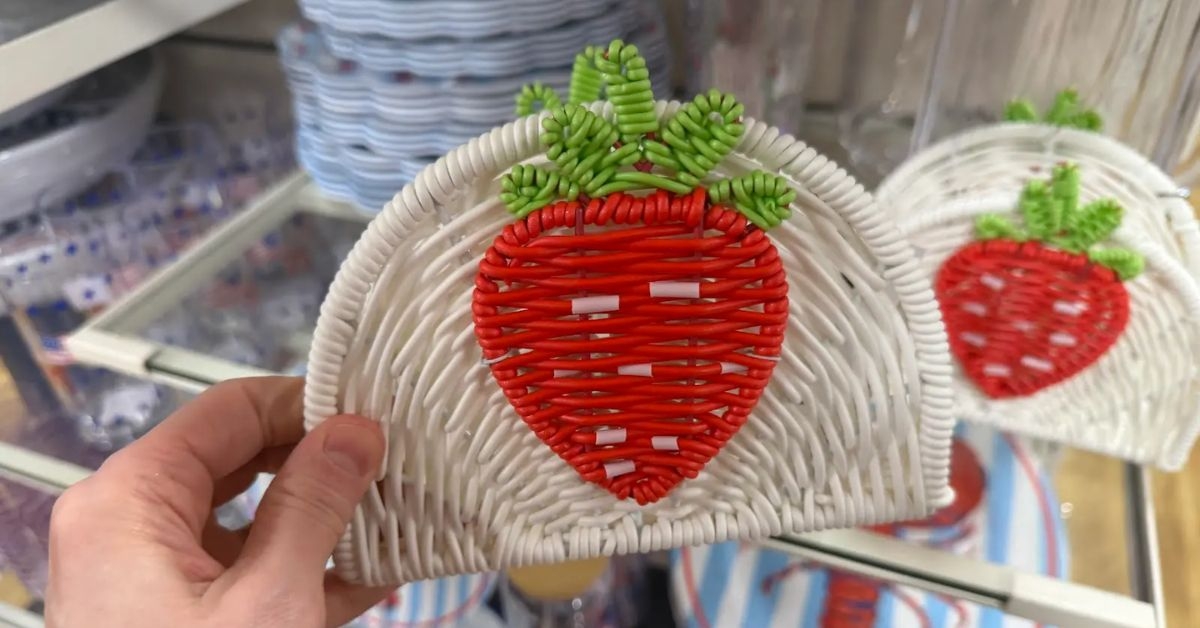 strawberry napkin holder