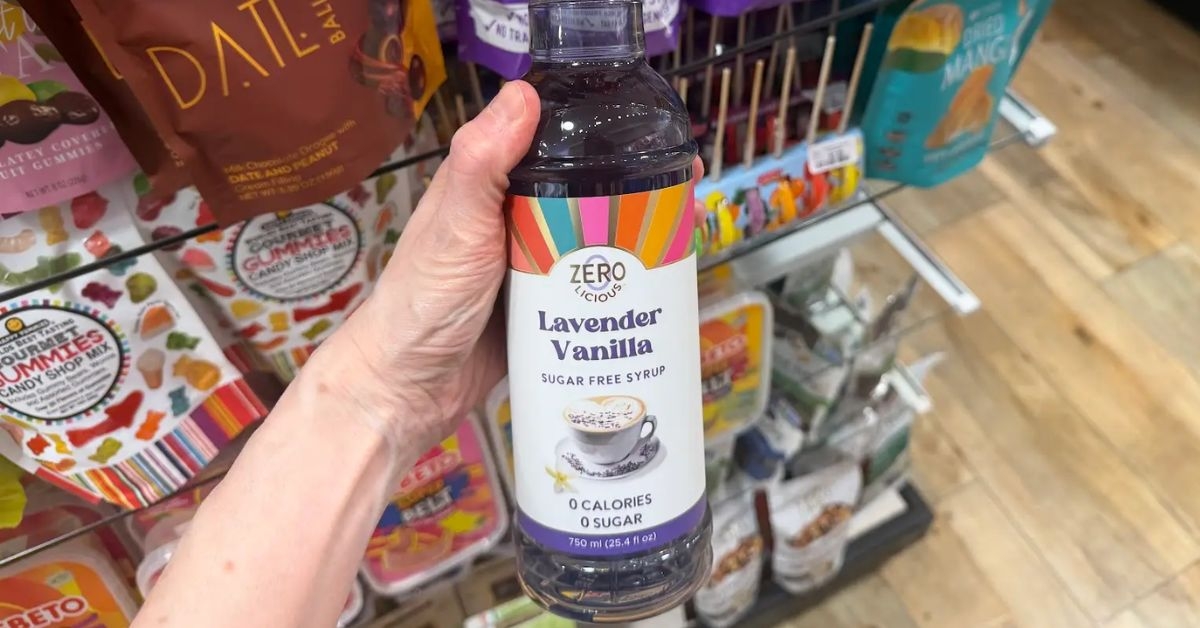 zero licious lavender vanilla sugar free syrup
