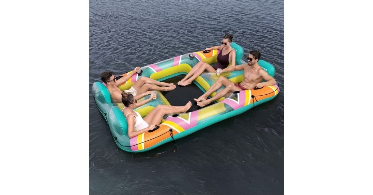 hydro force inflatable island