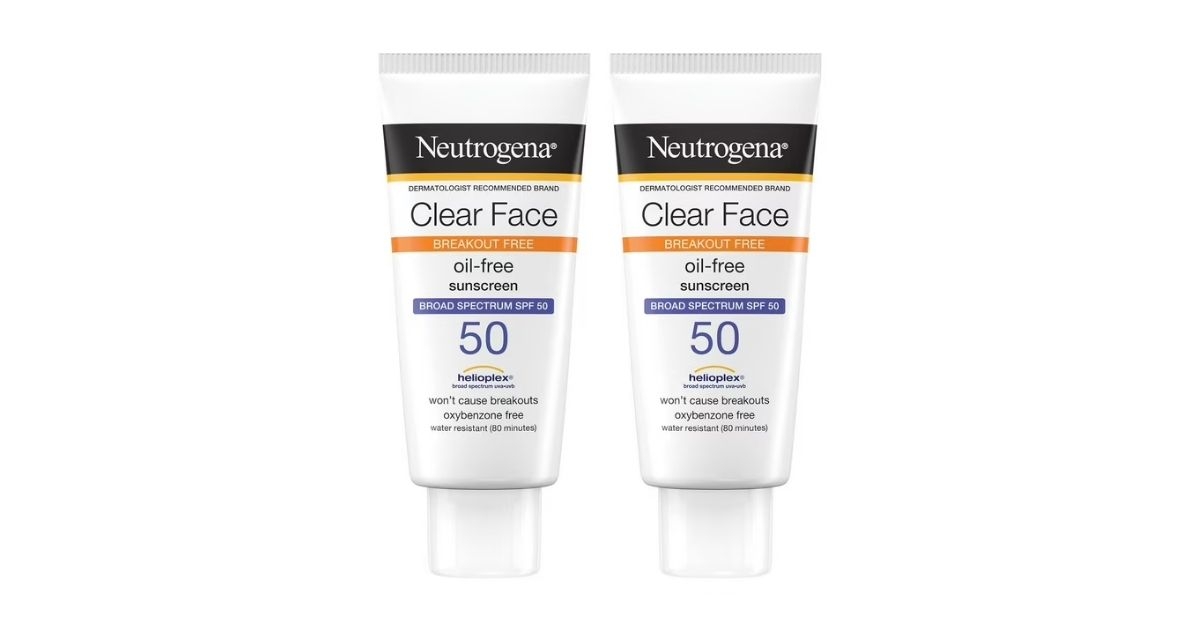 neutrogenal clear face sunscreen