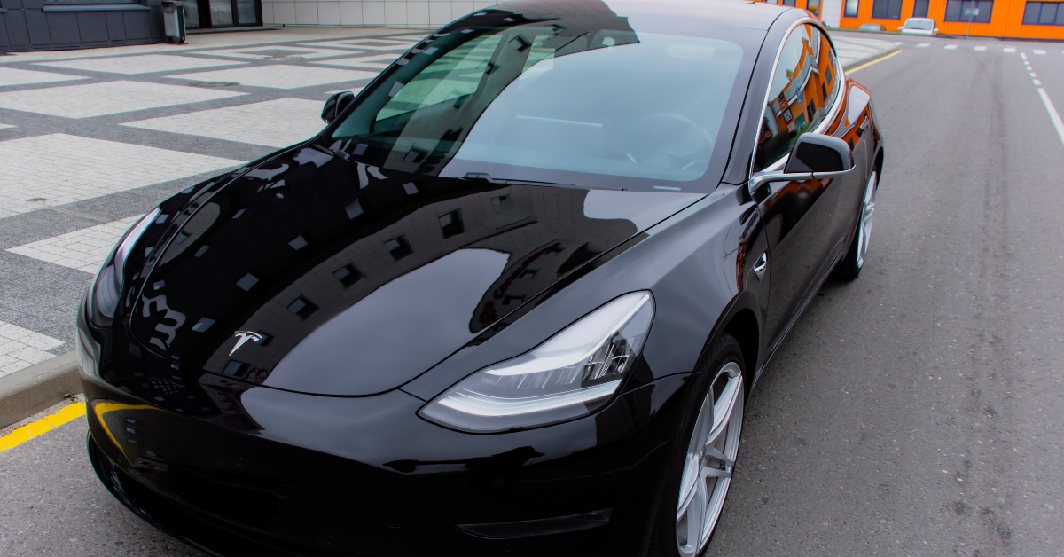 exterior tesla model 3